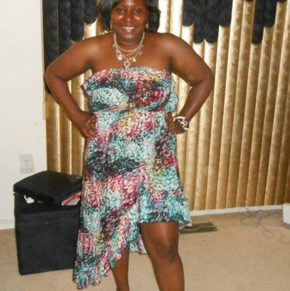 Poetry Multi Print High Low Dress - Picture 4 of 4